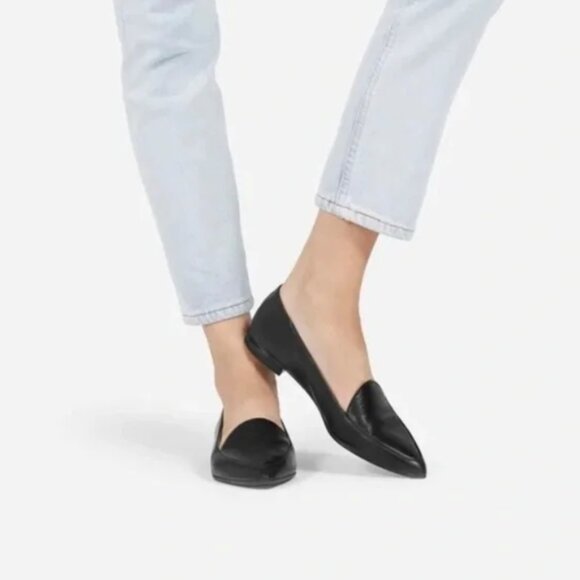 Everlane Modern Point Loafer in Black, Size 9.5 - Picture 6 of 6